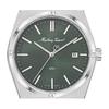 Mathey-Tissot Relógio Masculino Zeus Aço Inoxidável Mostrador Verde Quartzo H118AV