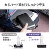 Sanwa Direct Travel Gadget Perfect for Business and More Mobile Small Black Pouch, Semi-Hard Pouch, Travel, Trips, - Mouse, Cable, Storage, Size,