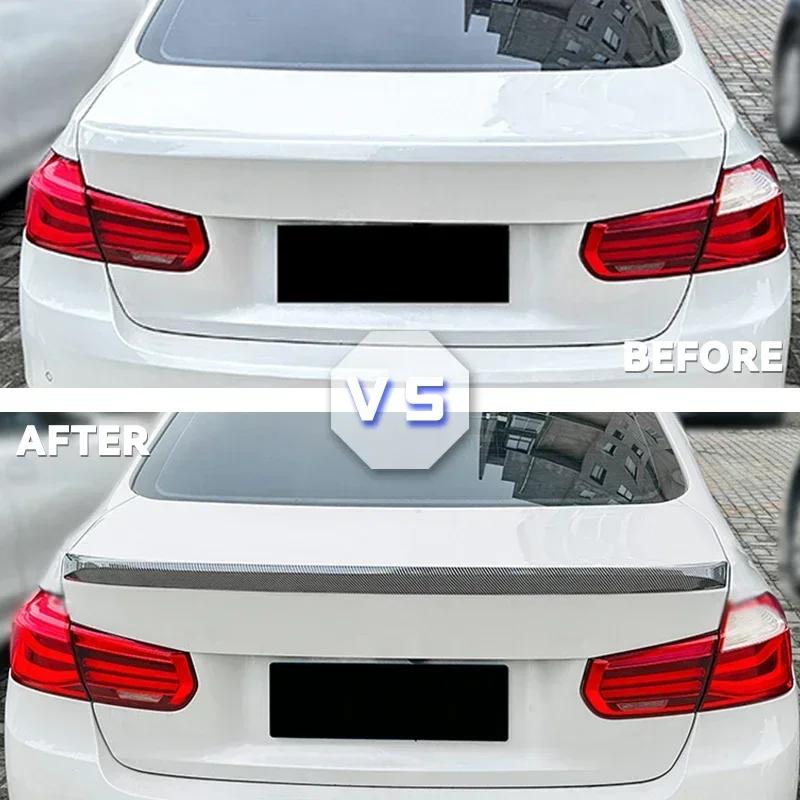 For BMW 3 Series F30 2013-2019 318i 320i 325i CSL Car Rear Roof Side Spoiler Wing ABS Tail Tuning Trunk Lip Exterior Body Kit