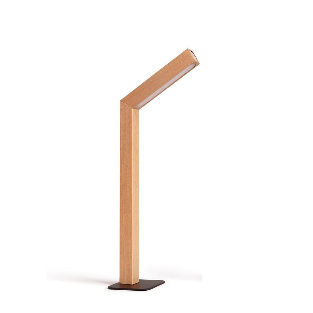 Smart Rechargeable LED Night Light: Solid Wood with Motion Sensing for Home & Hallways