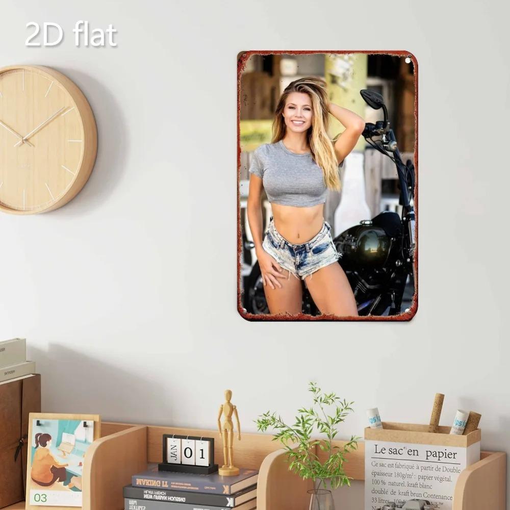 Vintage Metal Sign Retro Tin Plaque for Bedroom Bar Garage Wall Decor