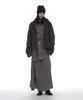 Partimento Woman Sleeve-Tie Shirt Maxi Dress_Charcoal Check