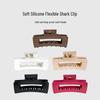 2025 Soft Silicone Shockproof Shark Hair Claw Clip - Durable, High-End Accessory