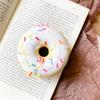 Mobile Phone Airbag Bracket Simulation Three-Dimensional Donut Back Paste Simple Niche Desktop Support Frame Paste Type Retractable