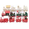 Christmas Wooden Train Decoration for Kids - Festive Ornament & Gift