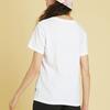 Set In Sleeve T Shirt Women's White 10022179-A01