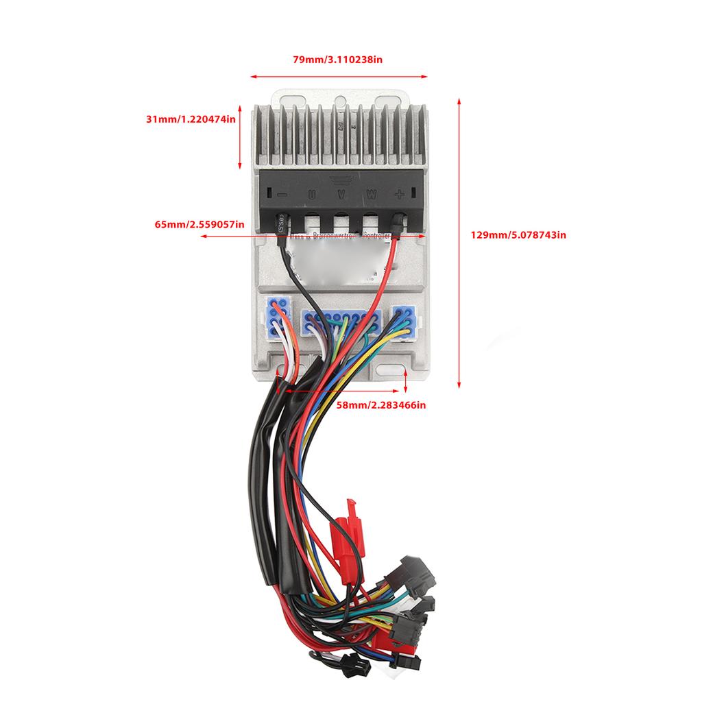 Brushless Controller Kit 3 Mode Sine Wave Electric Bicycle Controller Kit With LCD Display 36V 48V 60V 500W