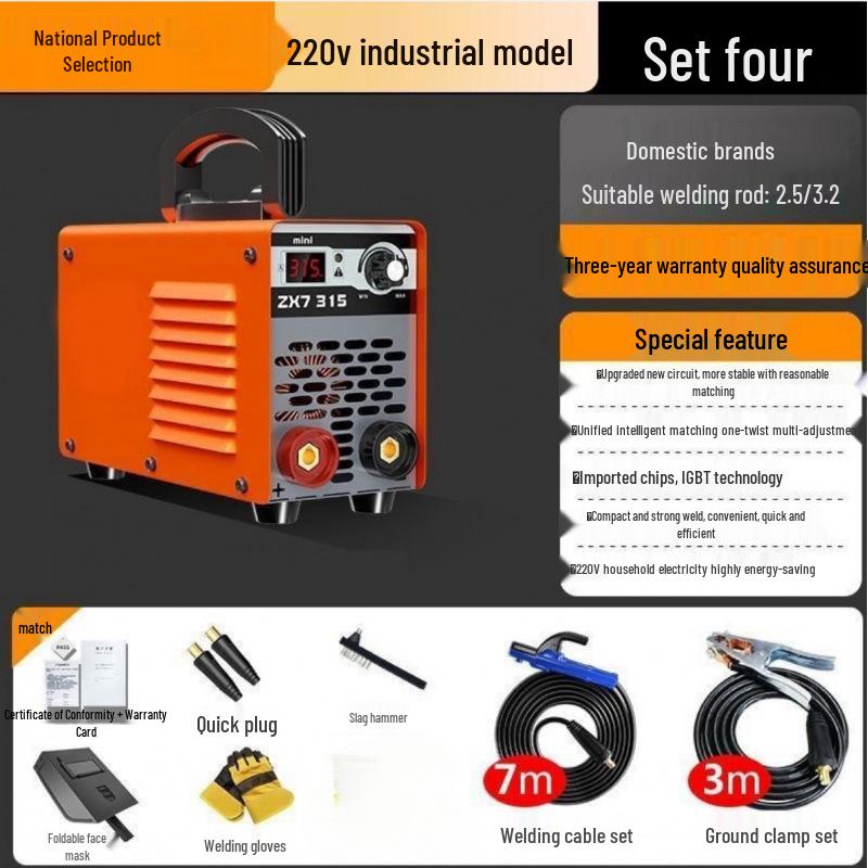 Kompakter Elektroschweißgerät: Tragbares Mini-Schweißset für zu Hause