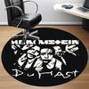 1 Stück Rammstein, Du Hast Büro Runder Teppich, Unter Bürostühlen Schlafzimmer Wohnzimmer Heimdekoration a1022339