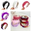 Wedding Fascinator Feather Headband for HorseRacing Lady TeaParty Derby Hairband