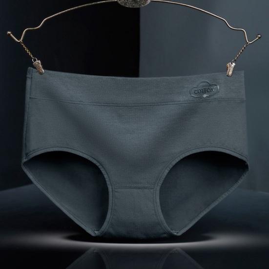 Cotton Underwear for Women Mid Waisted Full Coverage Ladies Briefs Soft Breathable Moisture Wicking Panties