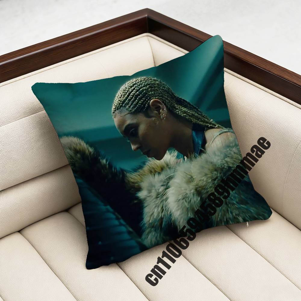 For For Singer B-Beyonce Cowboy Throw Pillow Case Sham 45X45Cm 35X35Cm Square Home Pillowcase Cushion Cover
