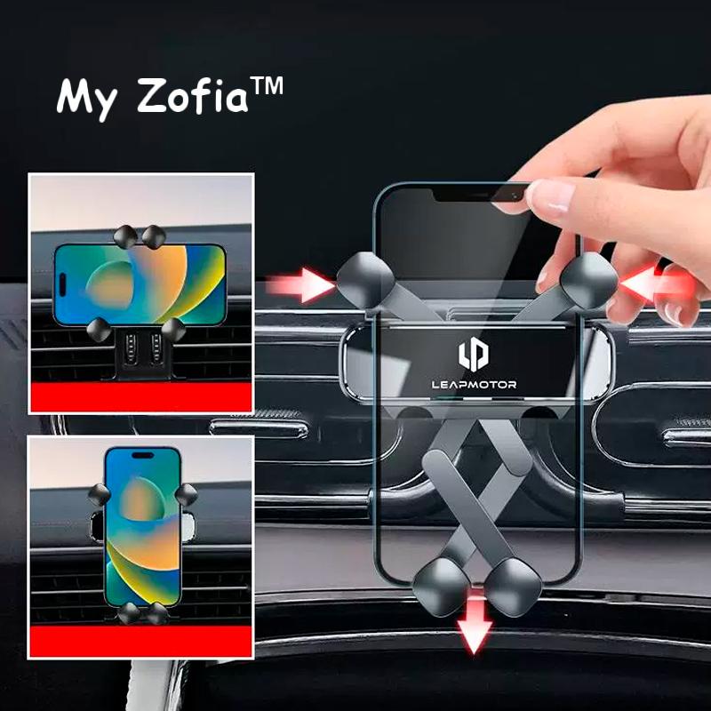 For Leapmotor T03 2023 2024 2025 Adjustable Car Phone Mount Holder Gravity Navigation Bracket Rotatable Support Accessories