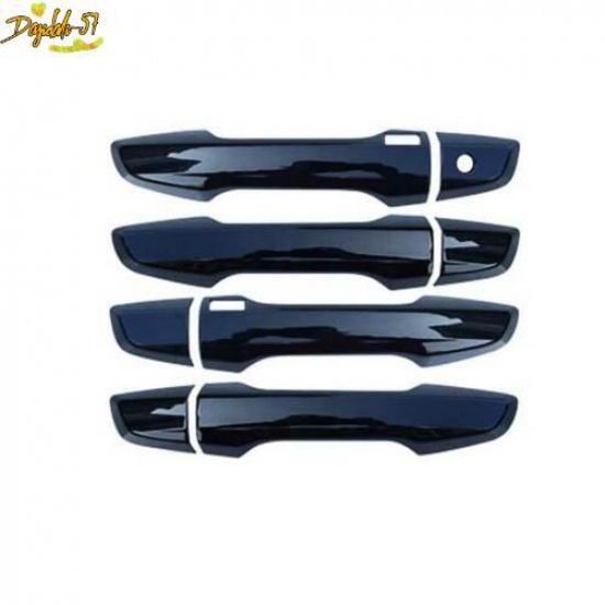 For Honda CRV CR-V 2017- Gloss Black Outside Door Handle Cover Trim 8PCS New