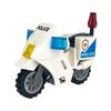 Package P1 Traffic Police Manzai Wu Motorcycle Children'S Small Particles Assembled Building Block Toys