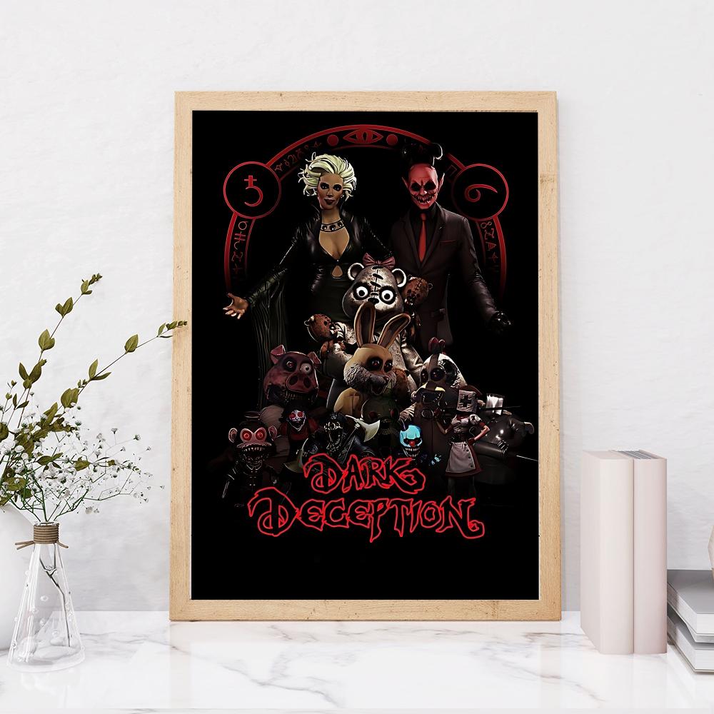 Thrilling D-Dark DeceptionS Poster Custom PP Poster Thickened Wall Sticker For Home Decoration