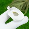 Natural Golden Rutile Gemstone Jewelry 925 Sterling Silver Pendant For Girls