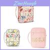 Portable Book Storage Bag With Zipper For Travel And Desktop Organization