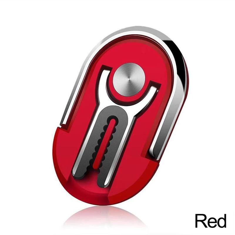 Fingerring Handyhalter Ständer Halterung Universal Mini Handyhalter Drehbar für Auto Lüftungsschlitz Handy Rückseitenaufkleber Faltbar