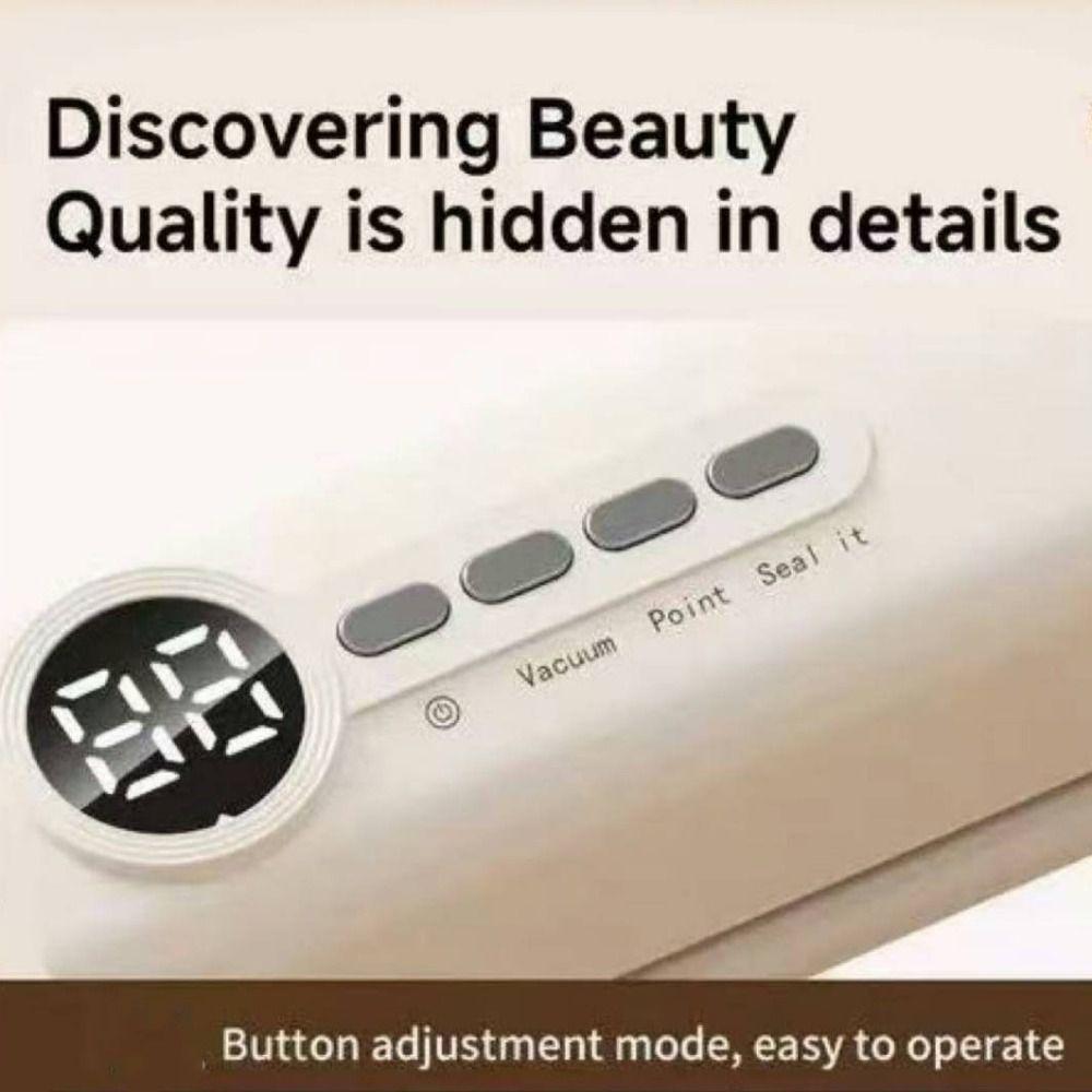 Compact Automatic Vacuum Sealer Handheld Food Sealer Portable Food Bag Sealer  Snacks