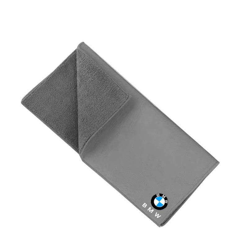 Car Washing Towel Suede Coral Double-sided Car Cleaning Cloth Sticker For BMW M e46 e90 e60 f30 f10 e39 e36 g20 g30 Accessories mkhr65