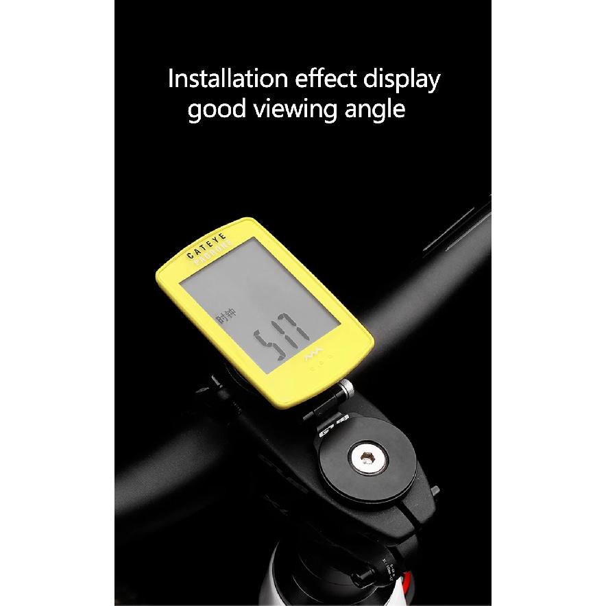 GUB 639 Bike Computer Stem Top Cap Mount Bicycle Computer Angle Adjustable Holder Compatible for Garmin Edge Wahoo Bryton Cateye