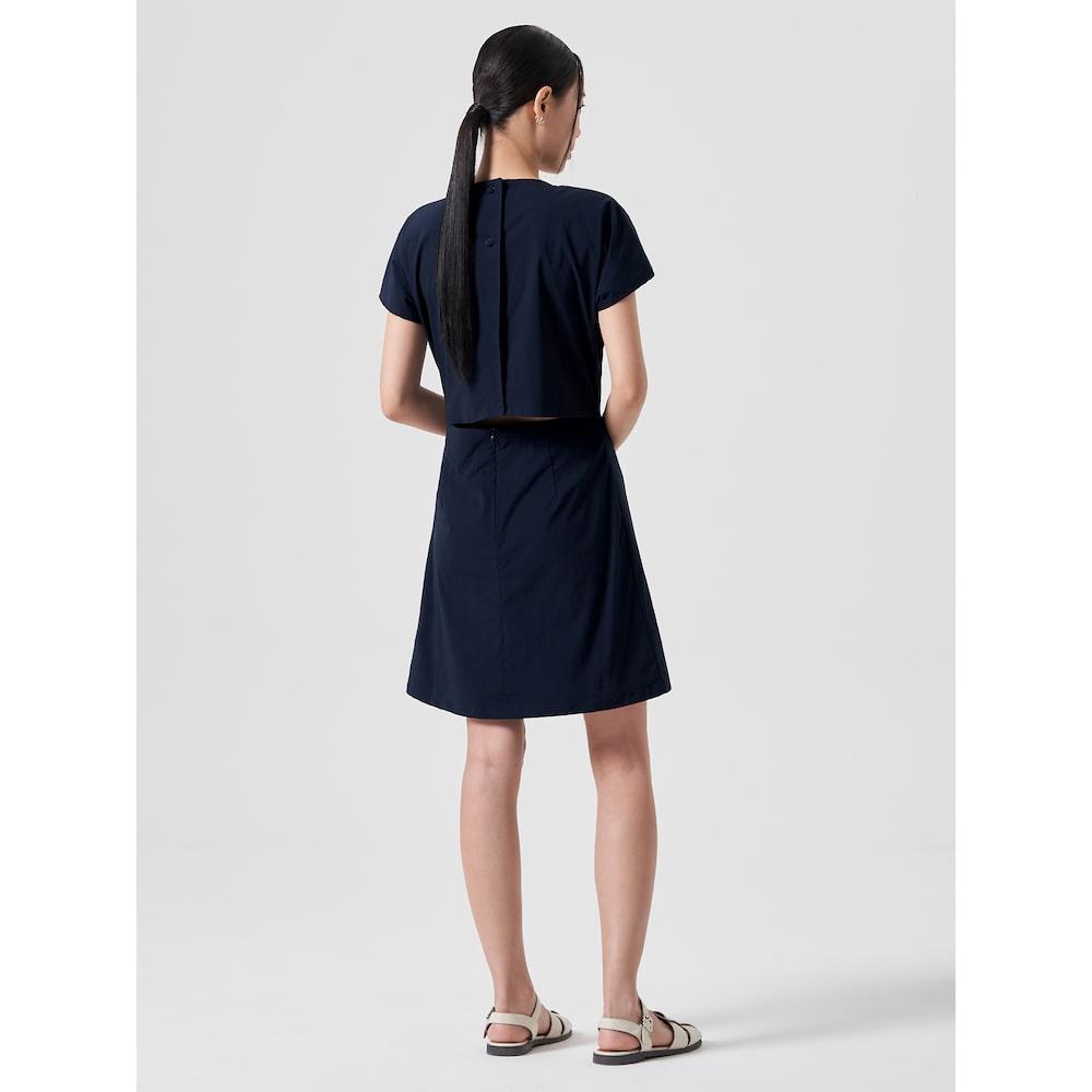 8SECONDS Backless Mini Dress Navy