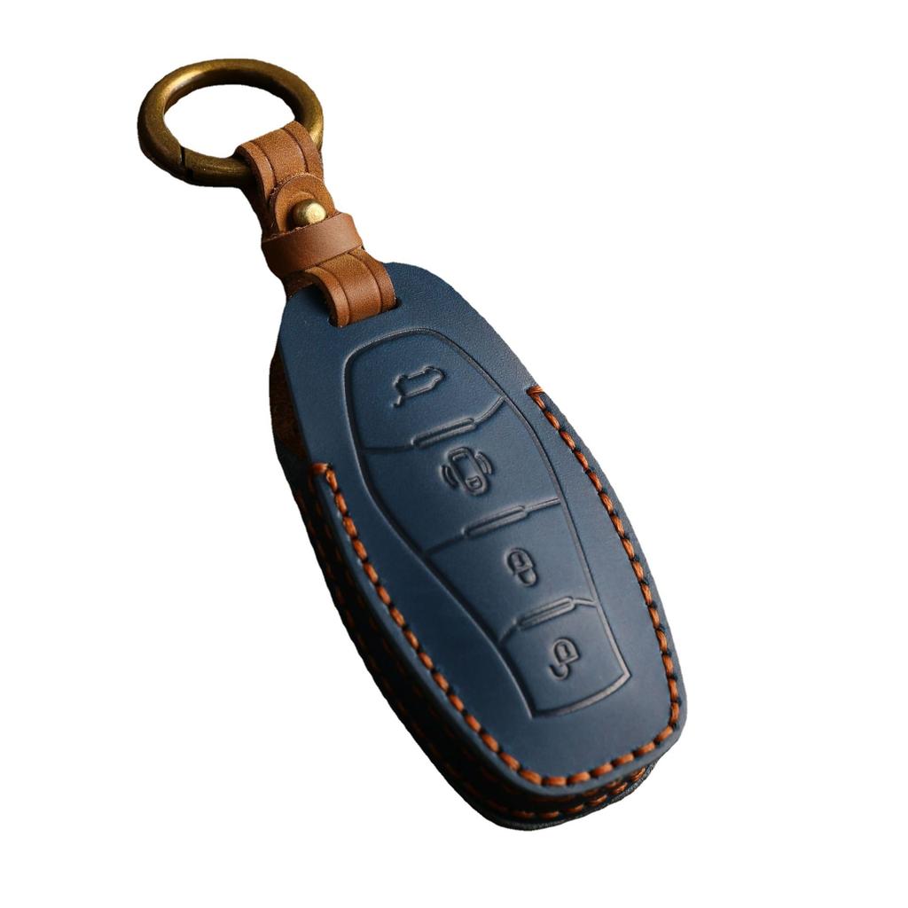 Suitable for 23 new Hongqi H5 key bag h5 special leather key cover remote control case buckle modified jewelry