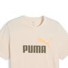 Puma Logo Sports Casual Comfortable Breathable Short Sleeve T-Shirt Men Tops Khaki 688948-87
