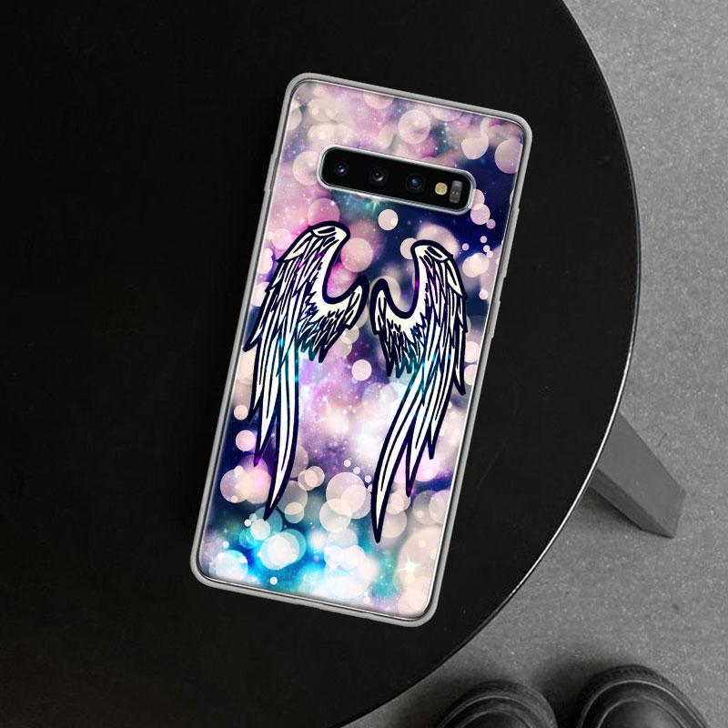 Angel Wings Demon Wing Phone Case Cover for Samsung Galaxy S26 S25 Edge S24 S23 Ultra S22 Plus S21 FE S20 + Art Customized Funda