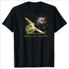 Retro Kanone Geschütz Mörser Haubitze Artillerie T-Shirt 100% Baumwolle Rundhals Sommer Kurzarm Lässig Herren T-Shirt Größe S3XL