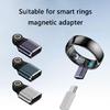 Intelligent Rings Charging Converter Heavy Duty Metal Structure Connectors Quick Magnetic Attachment Broad Compatibility