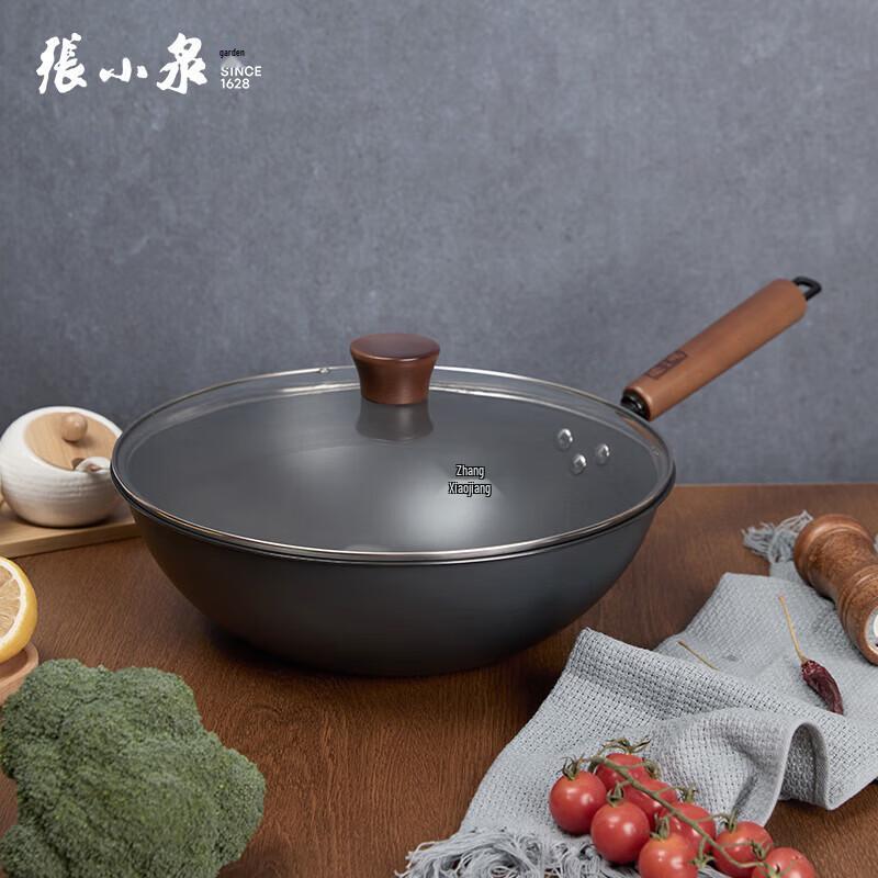 

Zhang Xiaoquan Shi Ke 32cm Deep Rust-Proof Iron Wok