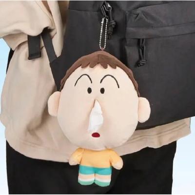 A-Dai Linkage Crayon Shin-Chan Plush Toy Little A-Dai Sniffing Tissue Box Car Doll Pendant