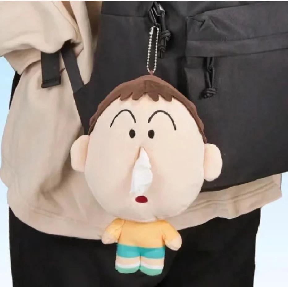 A-Dai Linkage Crayon Shin-Chan Plush Toy Little A-Dai Sniffing Tissue Box Car Doll Pendant