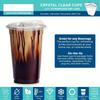10pcs Plastic Cup With No Straw Mouth Direct Drinking Transparent Disposable Coffee Cup Suitable For Smoothies Cold Drinks Milk