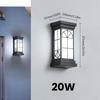 Led Outdoor Wall Light Waterproof IP66 Motion Sensor Led Outdoor Lighting Porch Lights Balcony Garden Lights Outdoor Wall Lamp