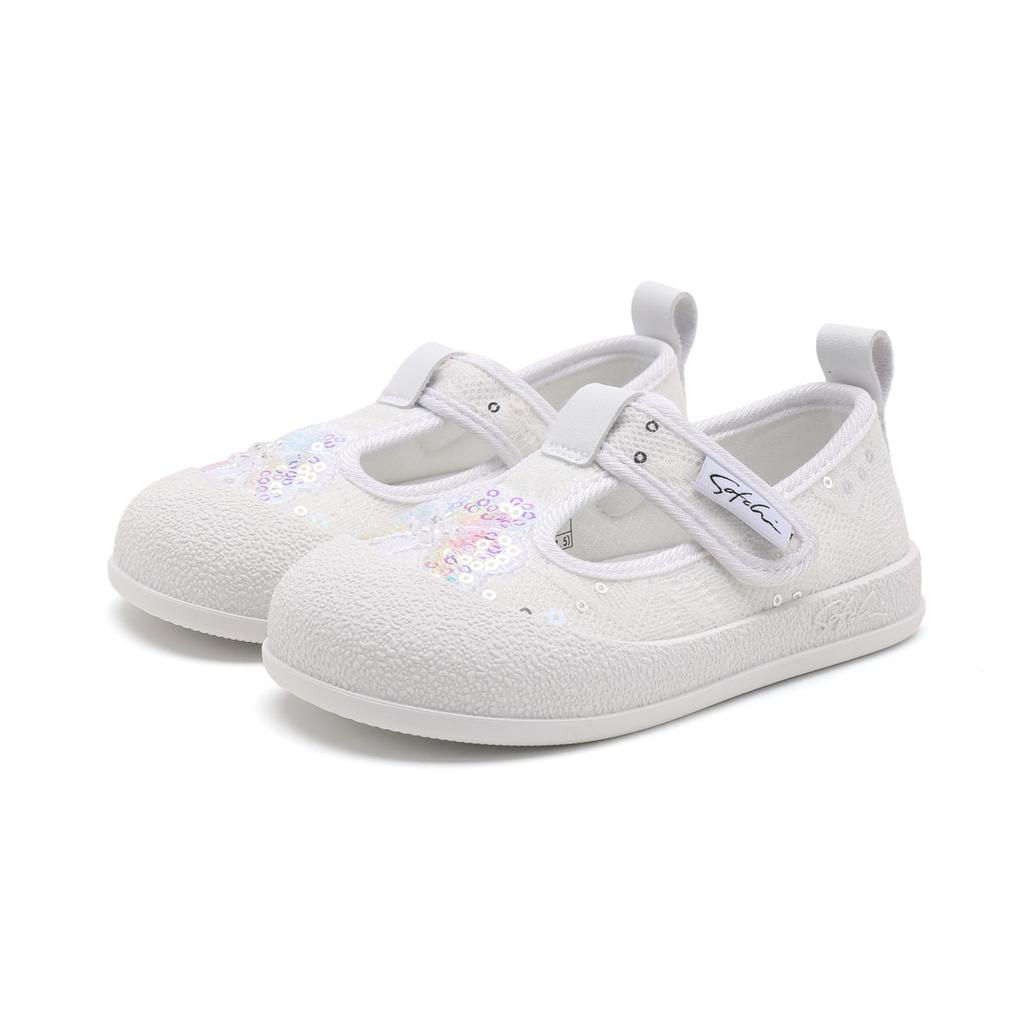 Sweet sequined breathable anti kick princess shoes for girls, children, and young adults