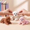 Stress Relief Squeezing Toy Dog with Anti-slip Mat, Puppy Squeeze for Reducing Car Dashboard Desktop Decor, Anti-Anxiety Pet Sensory Toy, Lover