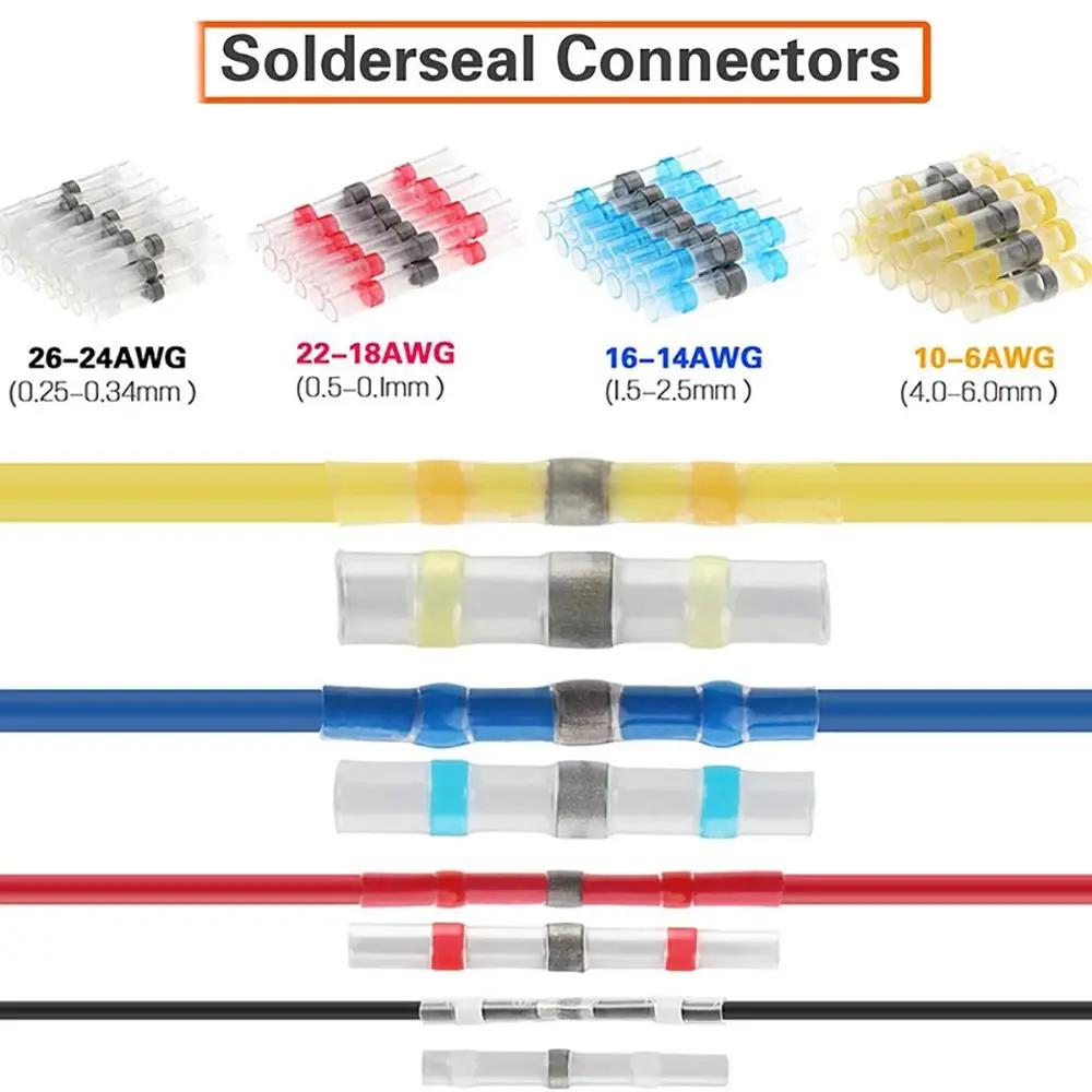 Wire Splice Connector Insulating Heat Shrinkable Sleeve Waterproof PE Wiring Terminal Solder Sleeve