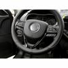 Steering Wheel Trim Cover Decor for for 14-20 Jeep Cherokee Grand Cherokee Black