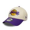 [New Era] Cap 940 9Forty 9FORTY Adjustable NBA Basketball Lakers Bulls Beige/Purple Free Size