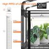 Indoor Greenhouse with Grow Light Mini Green House 4 Pack 20W Full Spectrum Plant Lights Timer Plant Shelf Tent for Indoor Plan