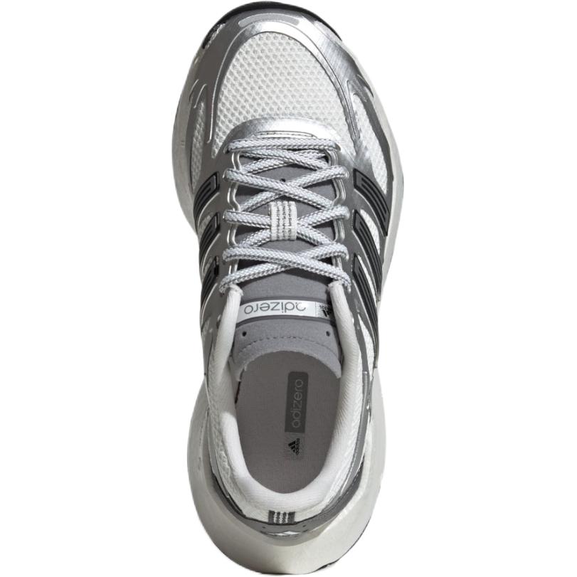 Adidas Adizero Aruku J Silver Metallic White Kids Sneakers Crystal-White Grey-Three JR1203