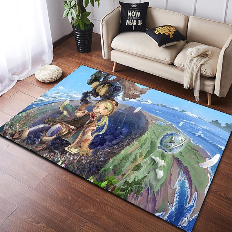 Anime Made In Abyss Carpet Kitchen MatEntrance Doormat Bedroom Floor Decoration Living Room Carpet Bathroom Anti-slip Rugs