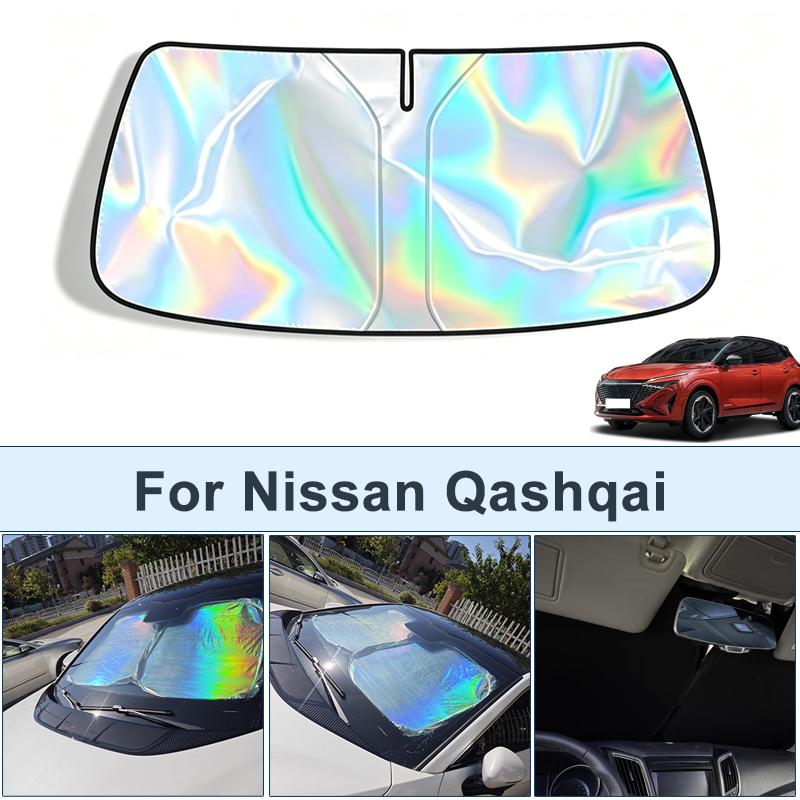 Foldable Front Windshield Sun Shade For Nissan Qashqai UV Reflective Sun Protection Cover Car Interior Accessories