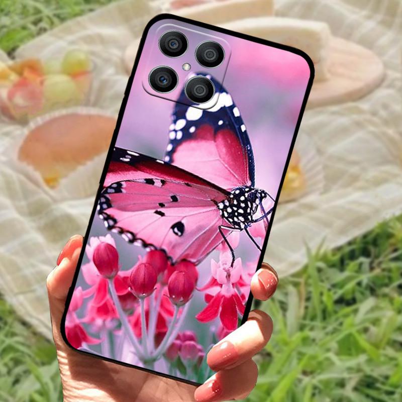 For Honor X8 Case Cover Honor X8 5G 2022 Silicone Soft Marble Black Bumper Funda Coque for CHonor X8 X 8 5G 4G Protective Bumper