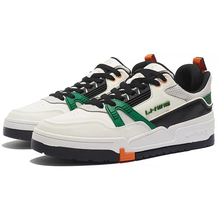 Li Ning 001 BTC Textile, Synthetic Leather Cushioning Slip Resistant Abrasion Resistant Low top Sports Casual Shoes AGCS103-4