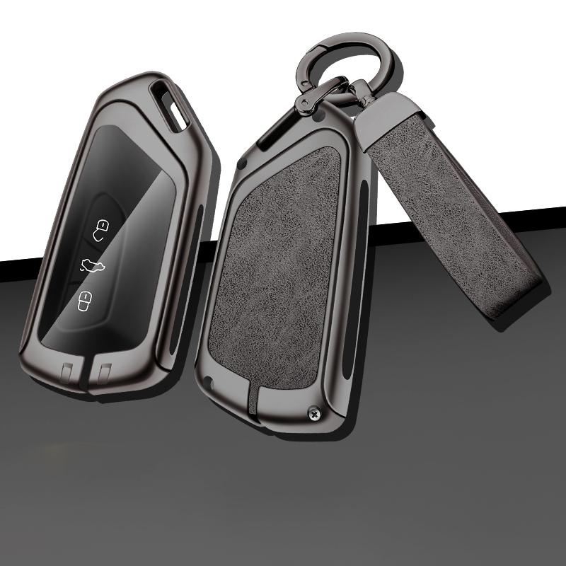 Auto Key Fob Cover Case Bag Fit For Vw Volkseagen Golf 8 Mk8 Id.3 Id.4 Cupra Skoda Octavia A8 Seat Leon Mk4 Formentor Tarraco