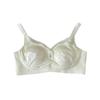 "Elegant French Satin Mesh Bra - Light, Anti-Sag, Wire-Free Design for All Sizes"